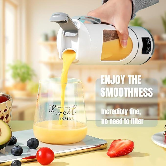 💥ON SALE💥Digital Multimode Juicer Blender - Smart LED Display, Diet-Friendly,Leak Proof Design for Smoothies Liquid Diet, Shakes & Baby Food,Best Compact Blender for Home & Travel