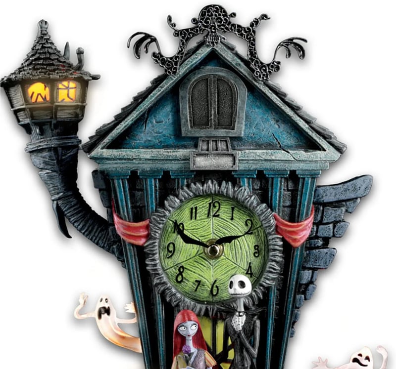 🎃Halloween Wall Clock,Nightmare Before Christmas Cuckoo Clock