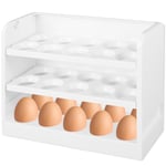 3-Layer Egg Storage Box (White)
