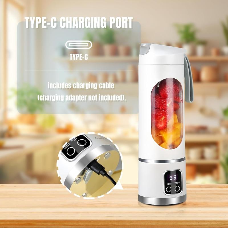 💥ON SALE💥Digital Multimode Juicer Blender - Smart LED Display, Diet-Friendly，Leak Proof Design for Smoothies Liquid Diet, Shakes & Baby Food，Best Compact Blender for Home & Travel