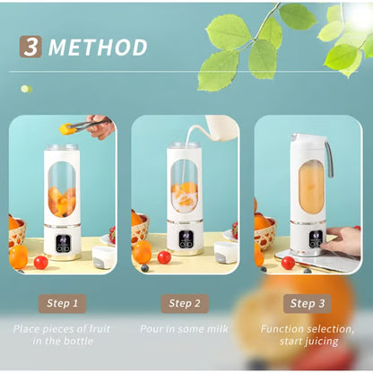 💥ON SALE💥Digital Multimode Juicer Blender - Smart LED Display, Diet-Friendly，Leak Proof Design for Smoothies Liquid Diet, Shakes & Baby Food，Best Compact Blender for Home & Travel