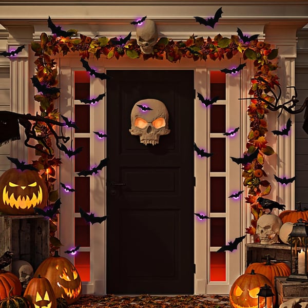 🔥 3D Bat Light Design LED Decorations （contains three sizes: large, medium and small）